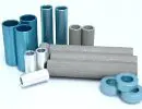 Assorted ceramic tubes and rings